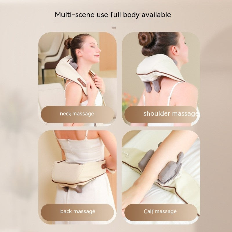 Emporium Hot Compress Shoulder & Neck Massager – Deep Tissue Kneading Therapy