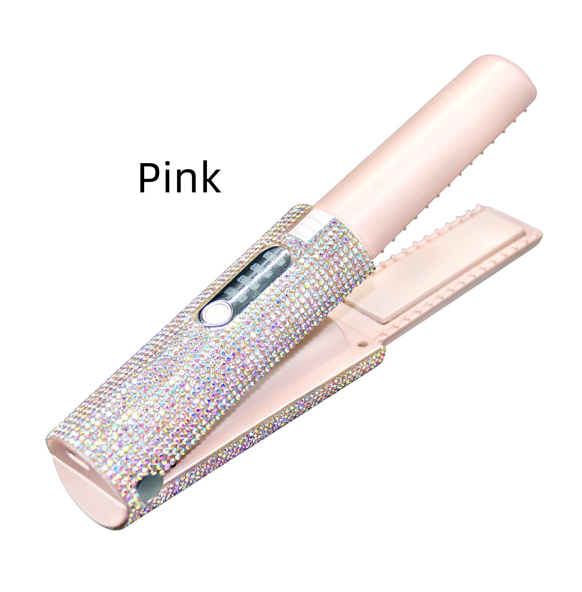 Emporium 2-in-1 Electric USB Hair Straightener Brush & Curler | Multifunctional Styling Comb