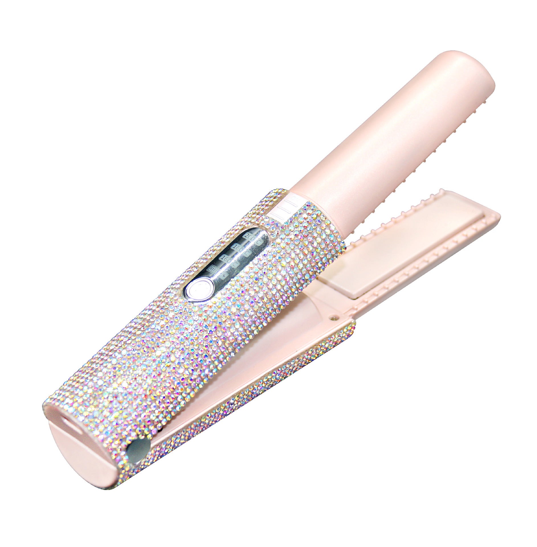 Emporium 2-in-1 Electric USB Hair Straightener Brush & Curler | Multifunctional Styling Comb