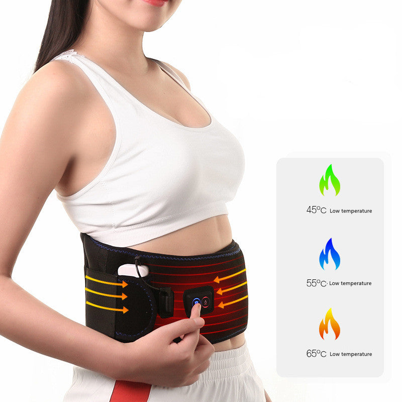 Emporium Rechargeable Cordless Heating Pad with Massage – Soothe Back Pain Instantly