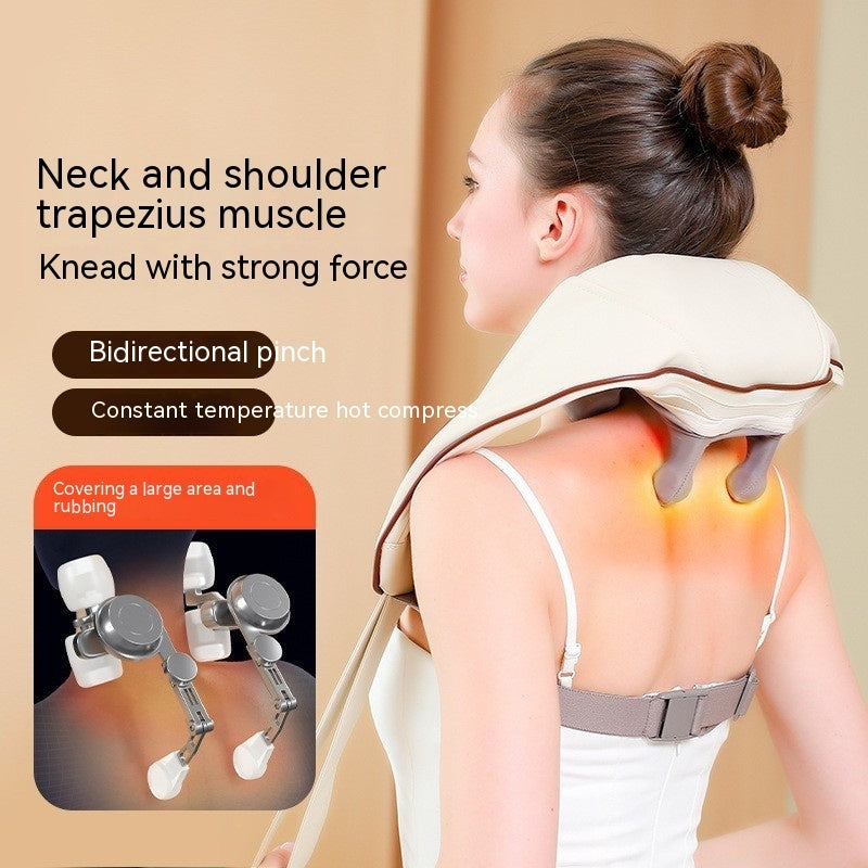 Emporium Hot Compress Shoulder & Neck Massager – Deep Tissue Kneading Therapy